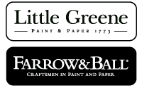 Little Greene and Farrow and Ball Logos products used by Creative Finishes Painters and Decorators in Royston, Cambridge, Letchworth and Hertfordshire